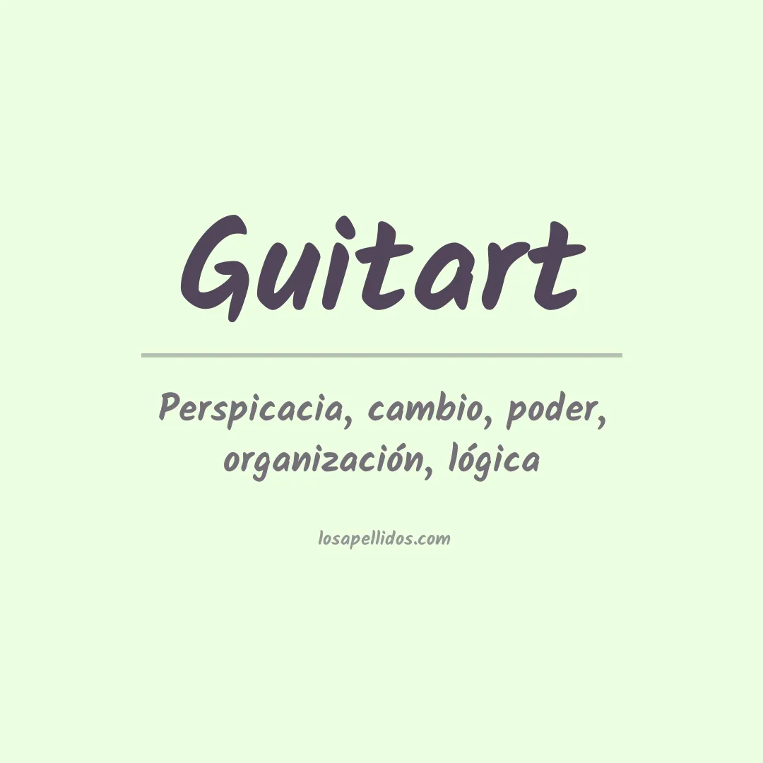Apellido Guitart
