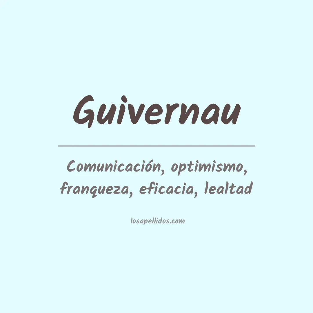 Apellido Guivernau
