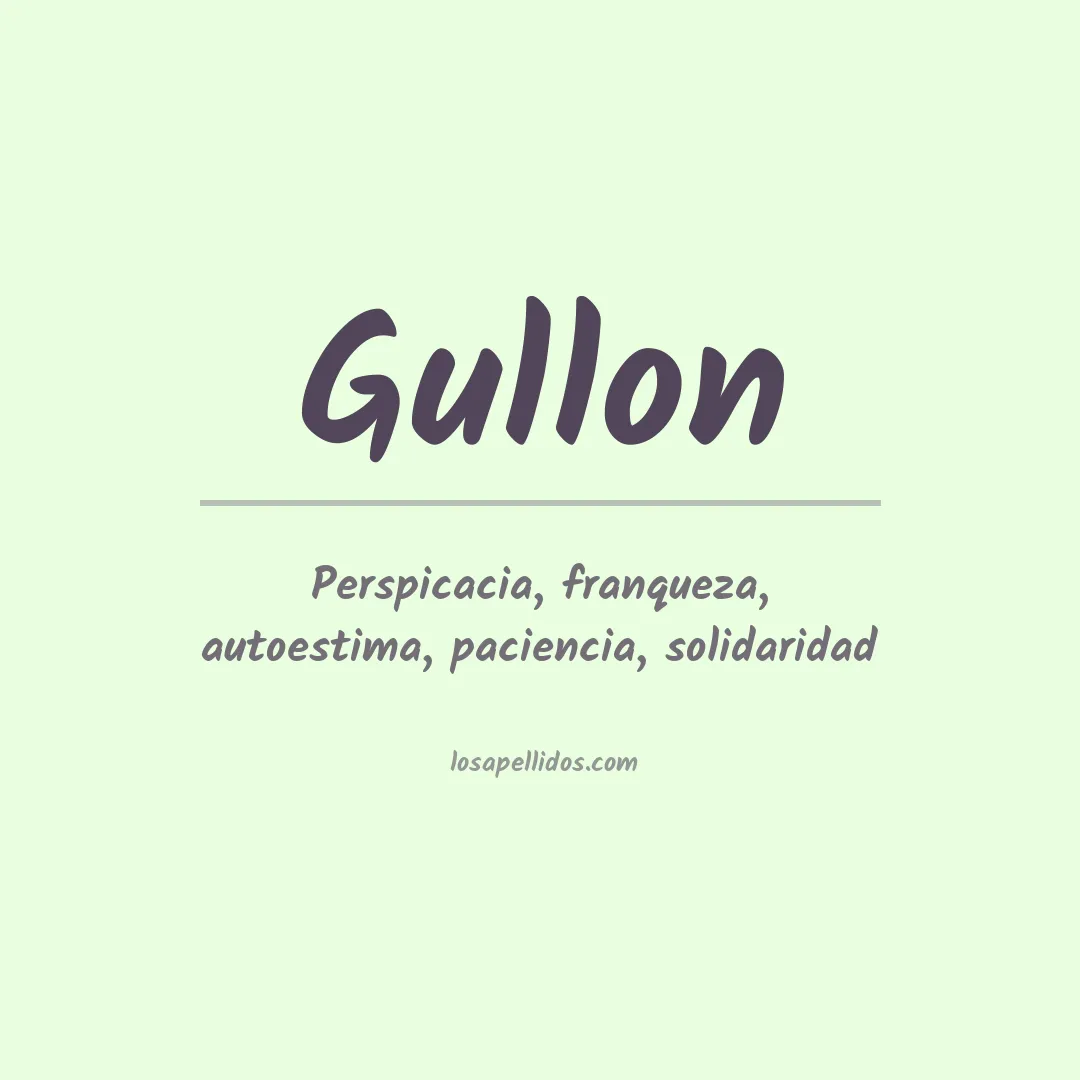 Apellido Gullon