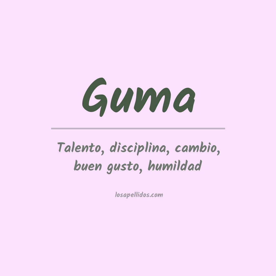 Apellido Guma