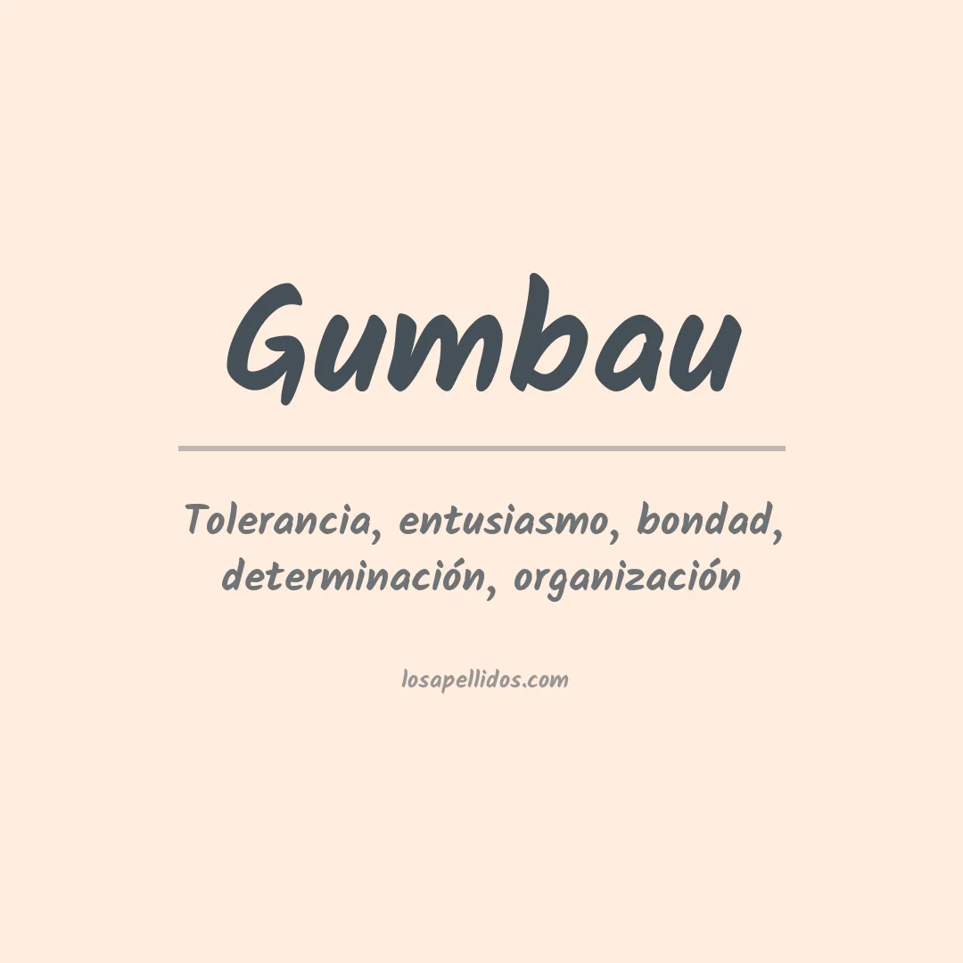 Apellido Gumbau