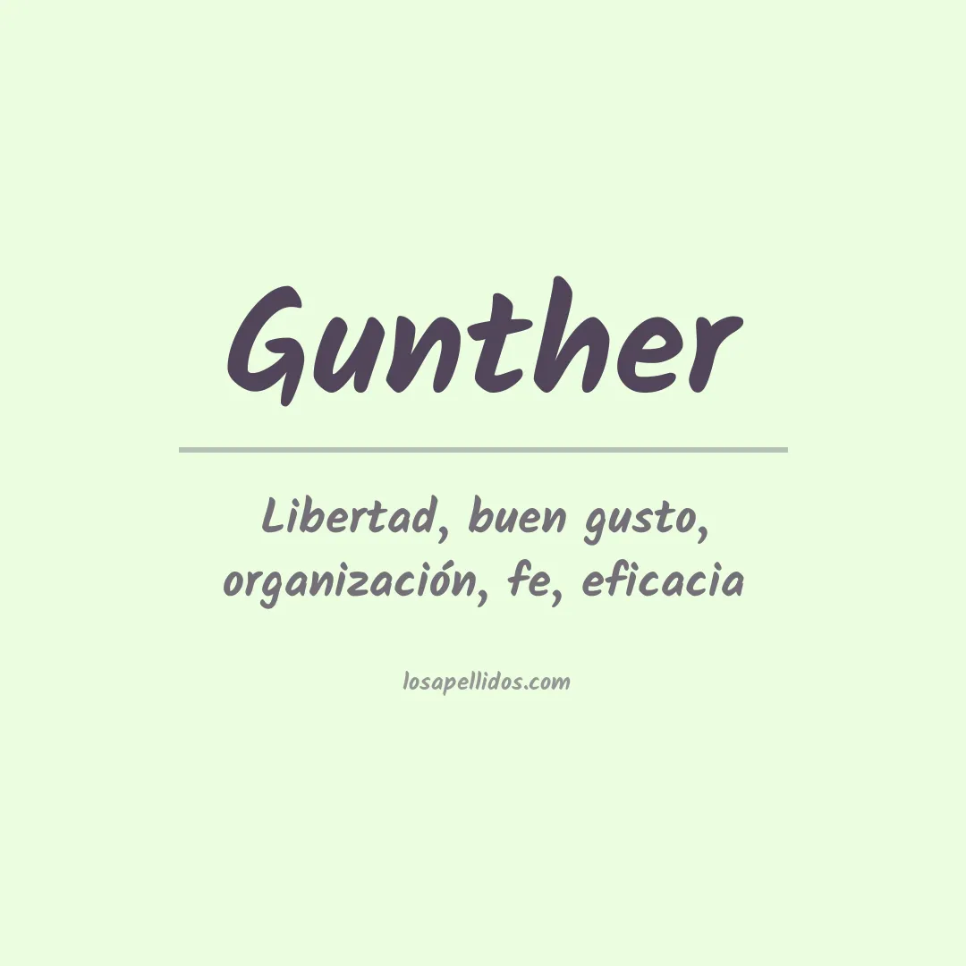 Apellido Gunther