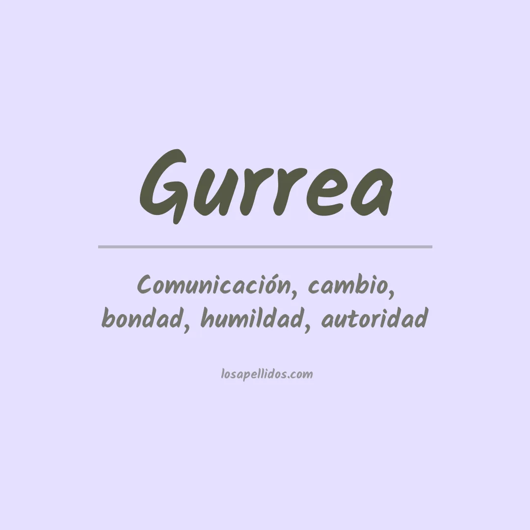 Apellido Gurrea