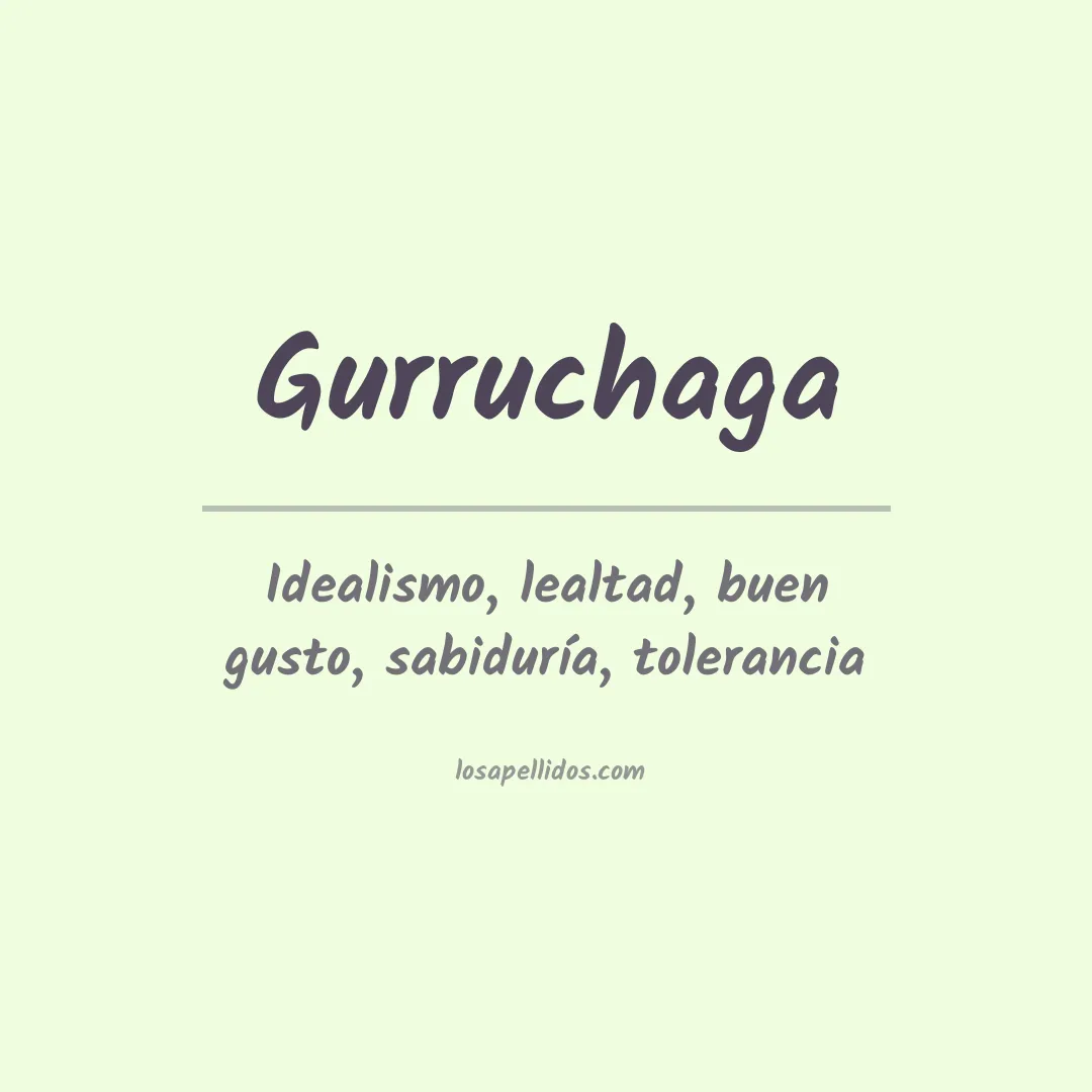 Apellido Gurruchaga