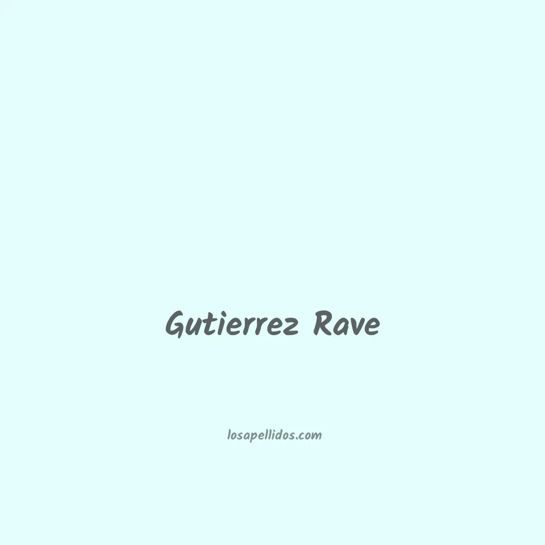Gutierrez rave en chino