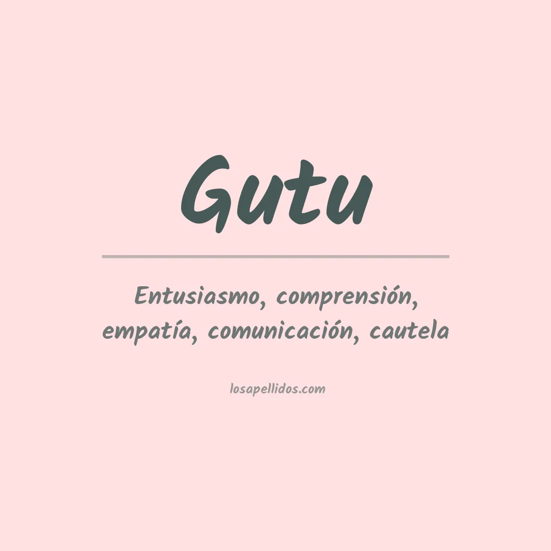 Apellido Gutu