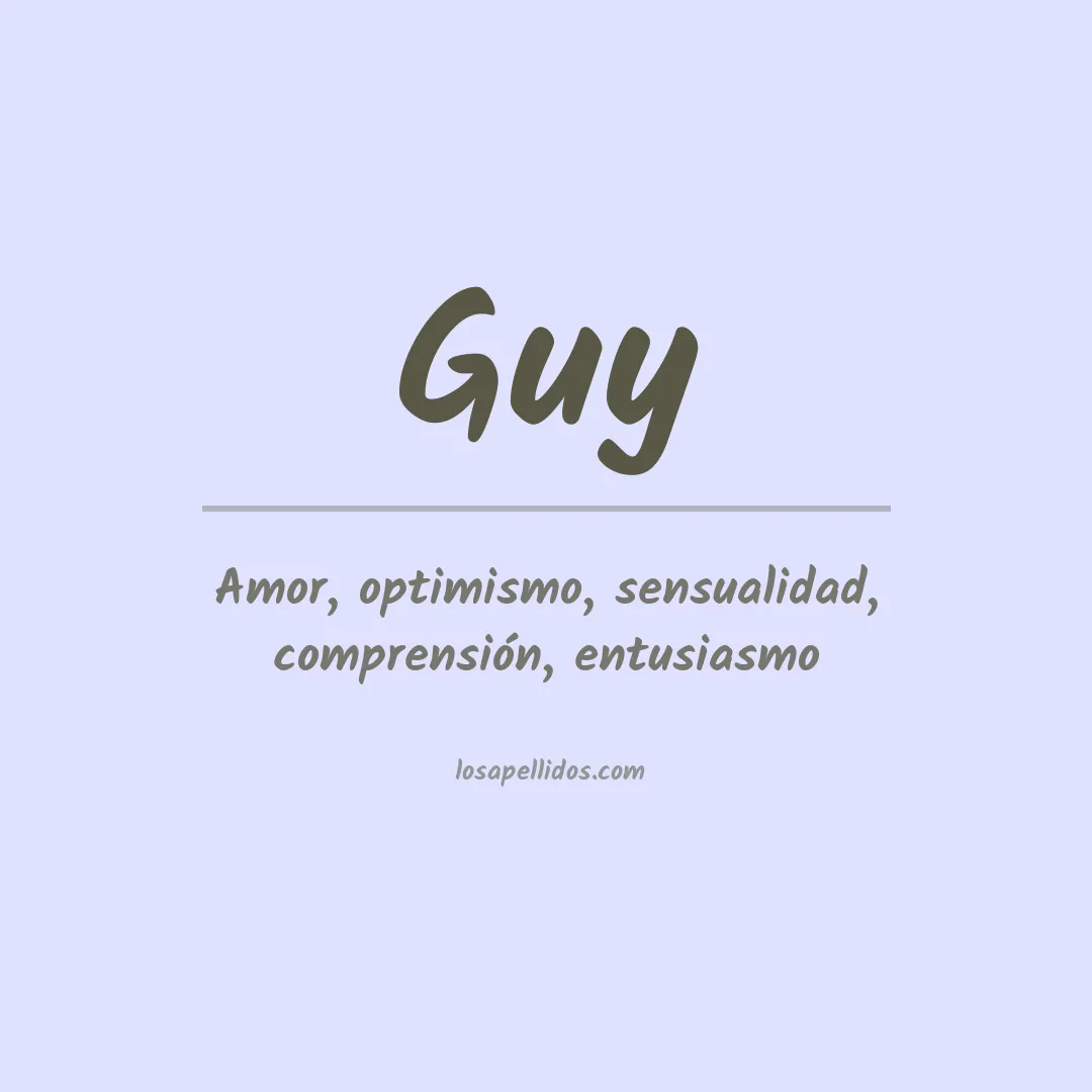Apellido Guy