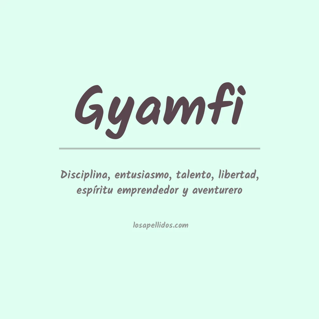 Apellido Gyamfi