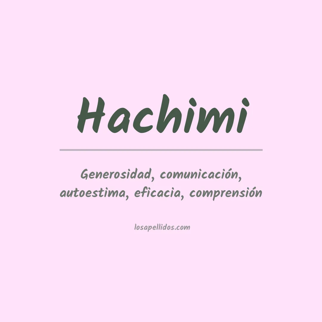 Apellido Hachimi