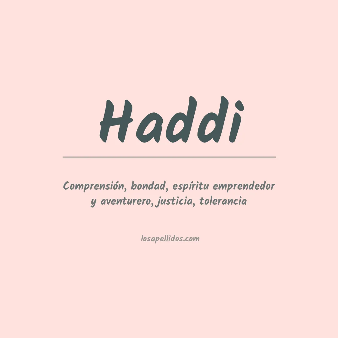 Apellido Haddi
