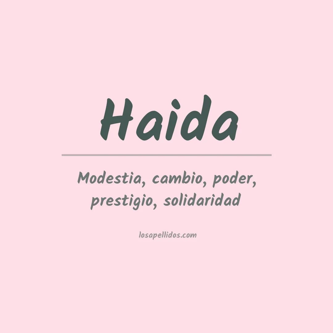 Apellido Haida