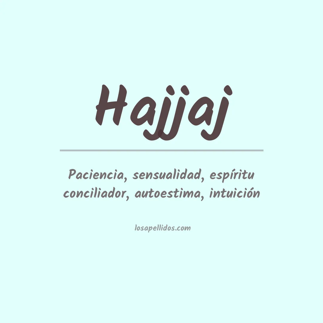 Apellido Hajjaj