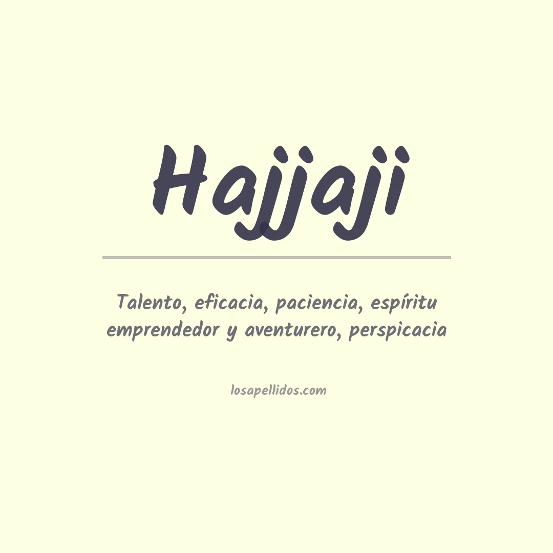 Apellido Hajjaji