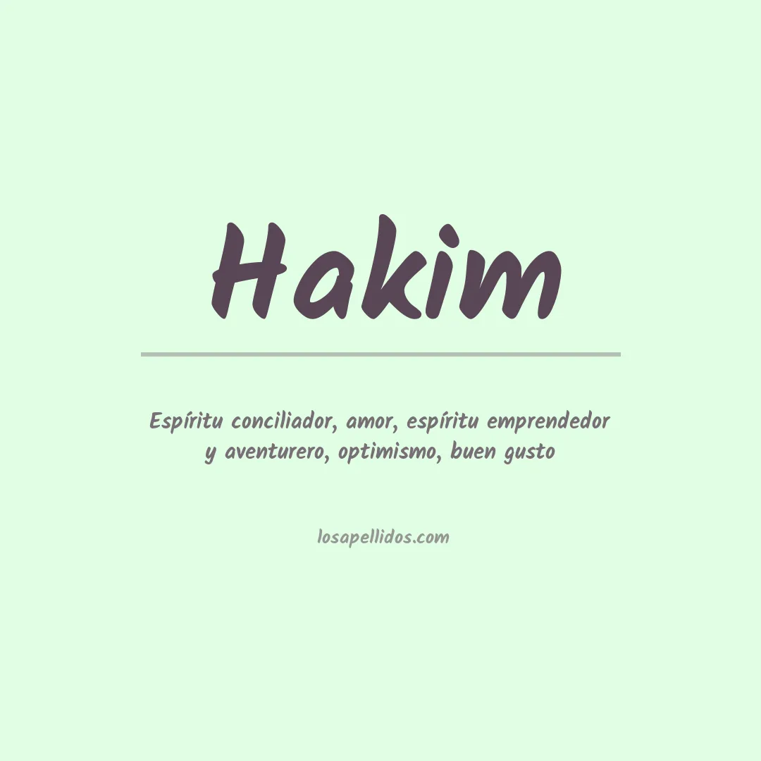 Apellido Hakim