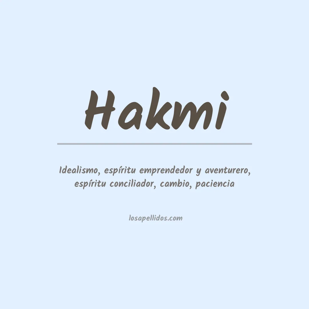 Apellido Hakmi