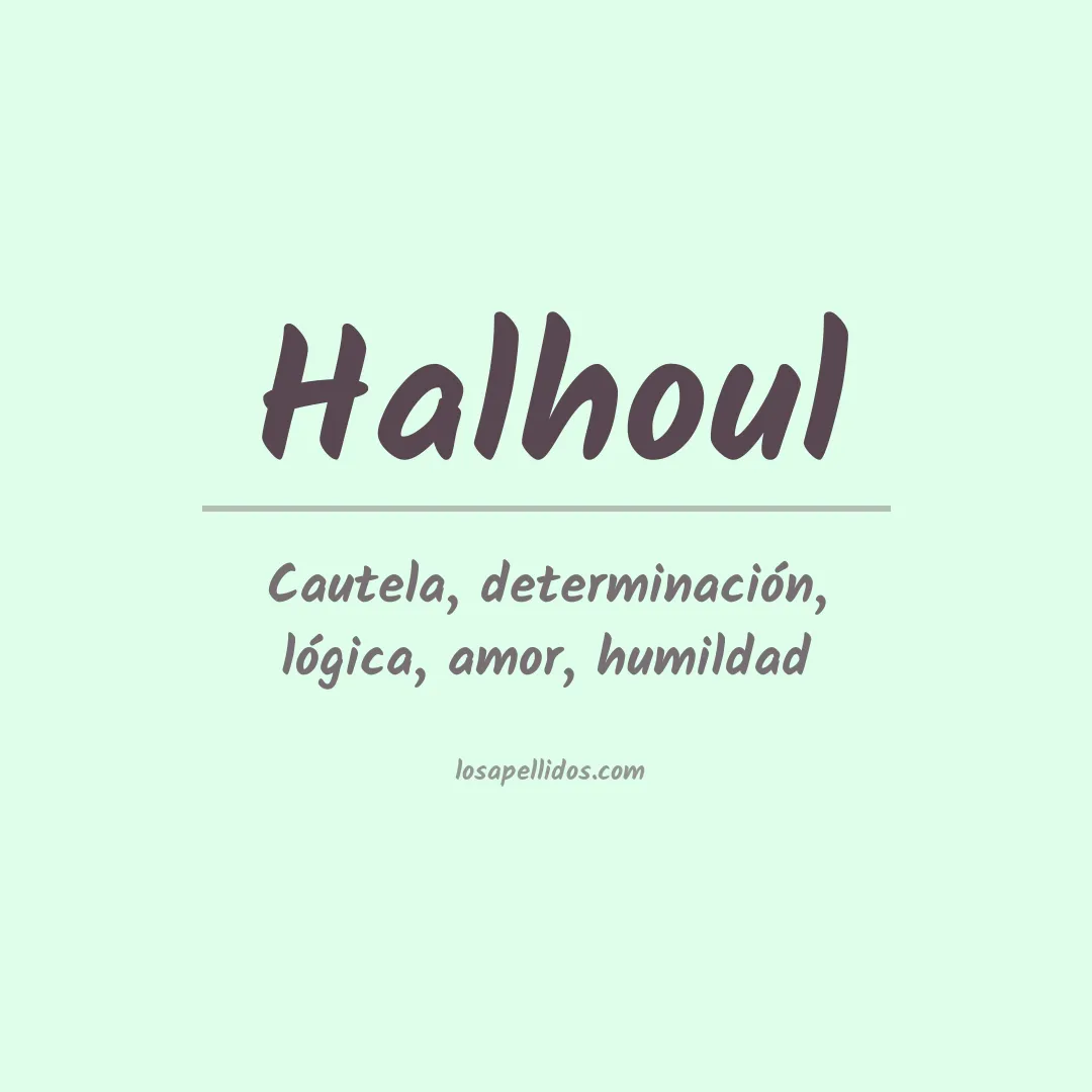 Apellido Halhoul