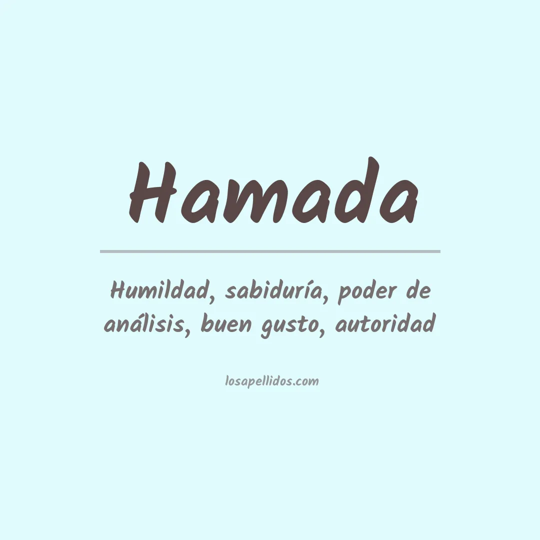 Apellido Hamada