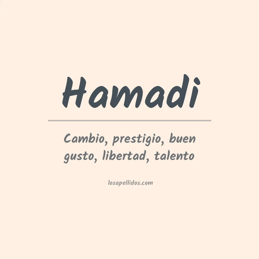 Apellido Hamadi