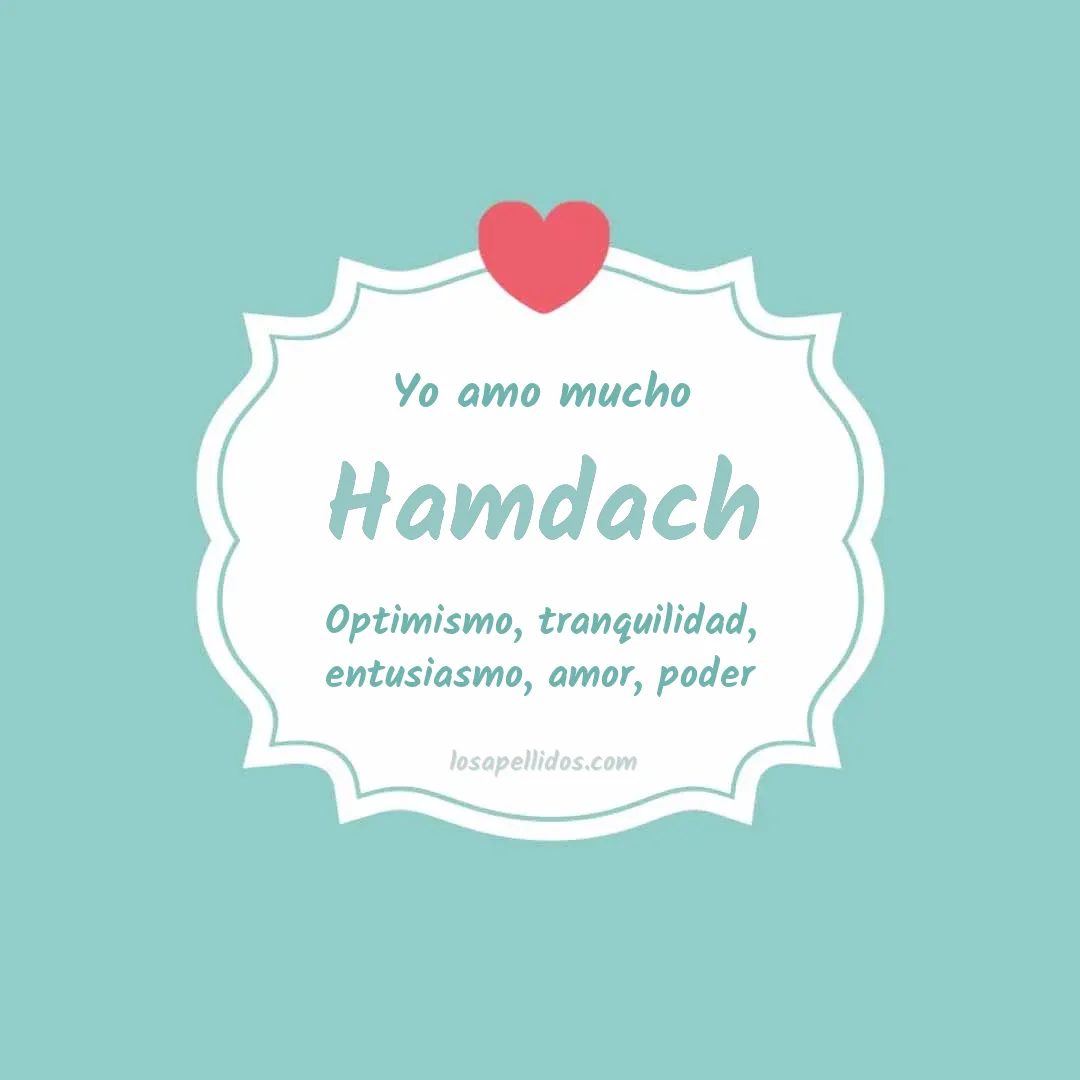 Yo amo mucho Hamdach