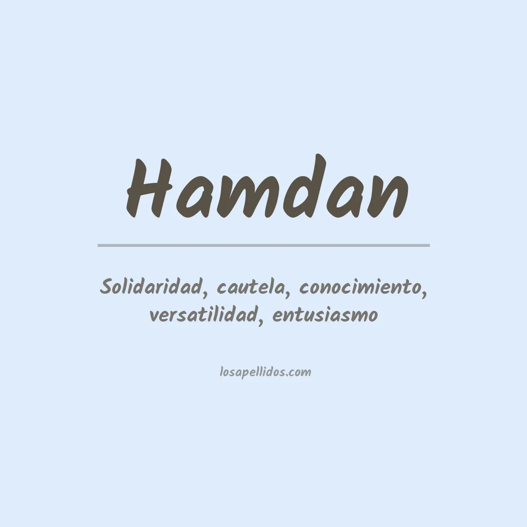 Apellido Hamdan