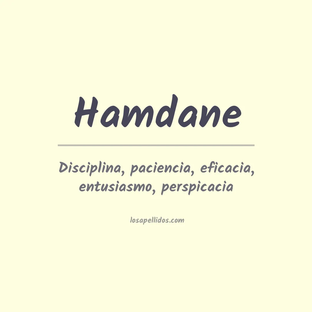 Apellido Hamdane