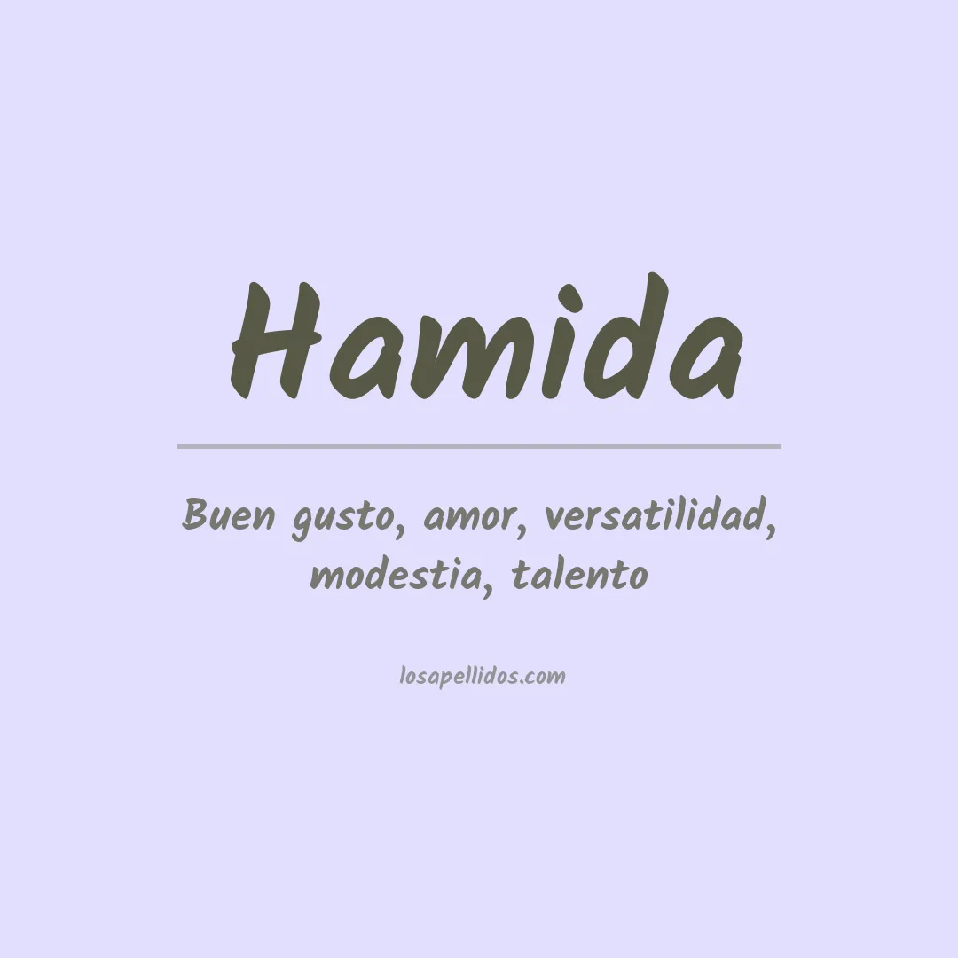 Apellido Hamida