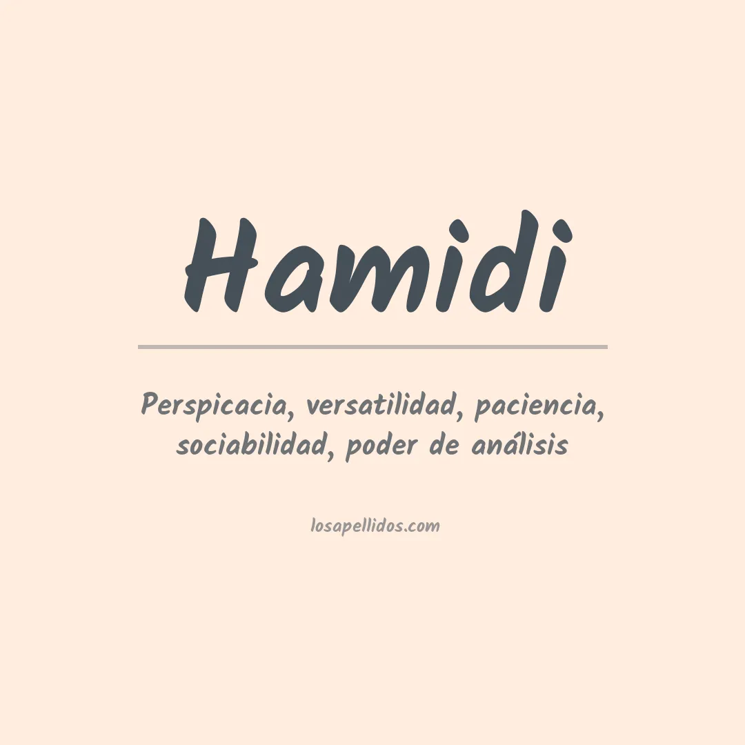Apellido Hamidi