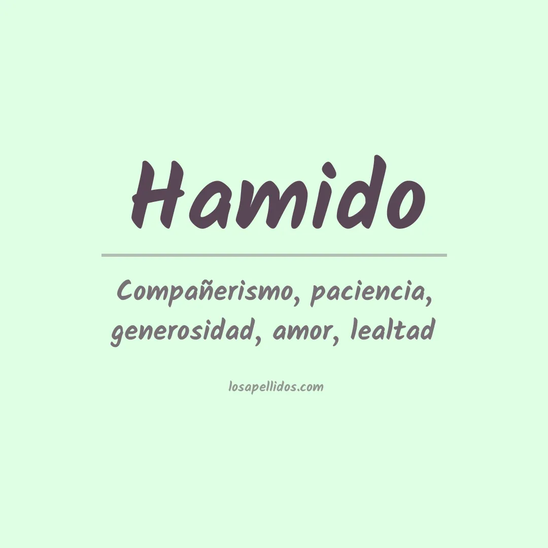 Apellido Hamido