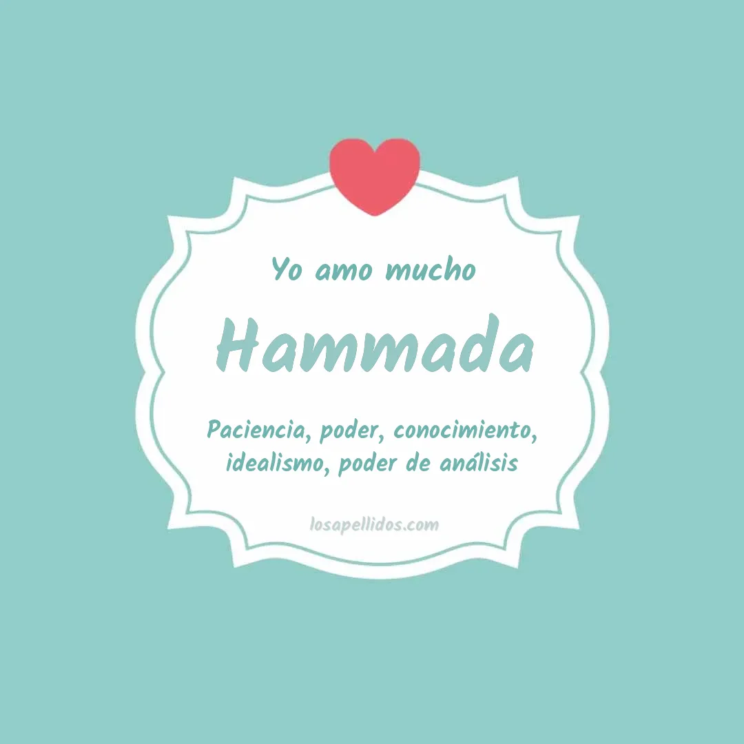 Yo amo mucho Hammada