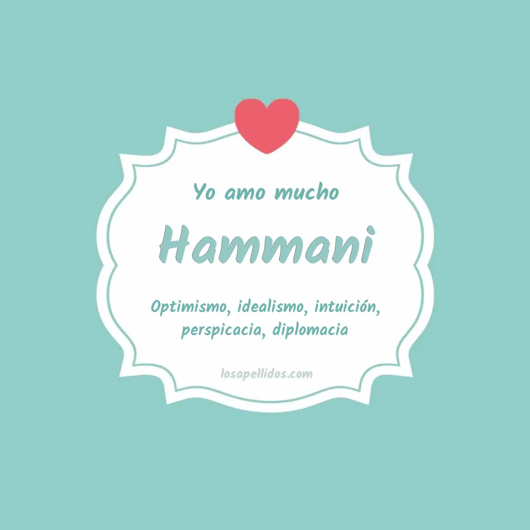 Yo amo mucho Hammani