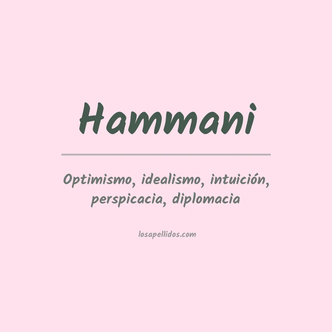 Apellido Hammani