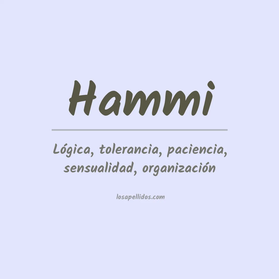 Apellido Hammi