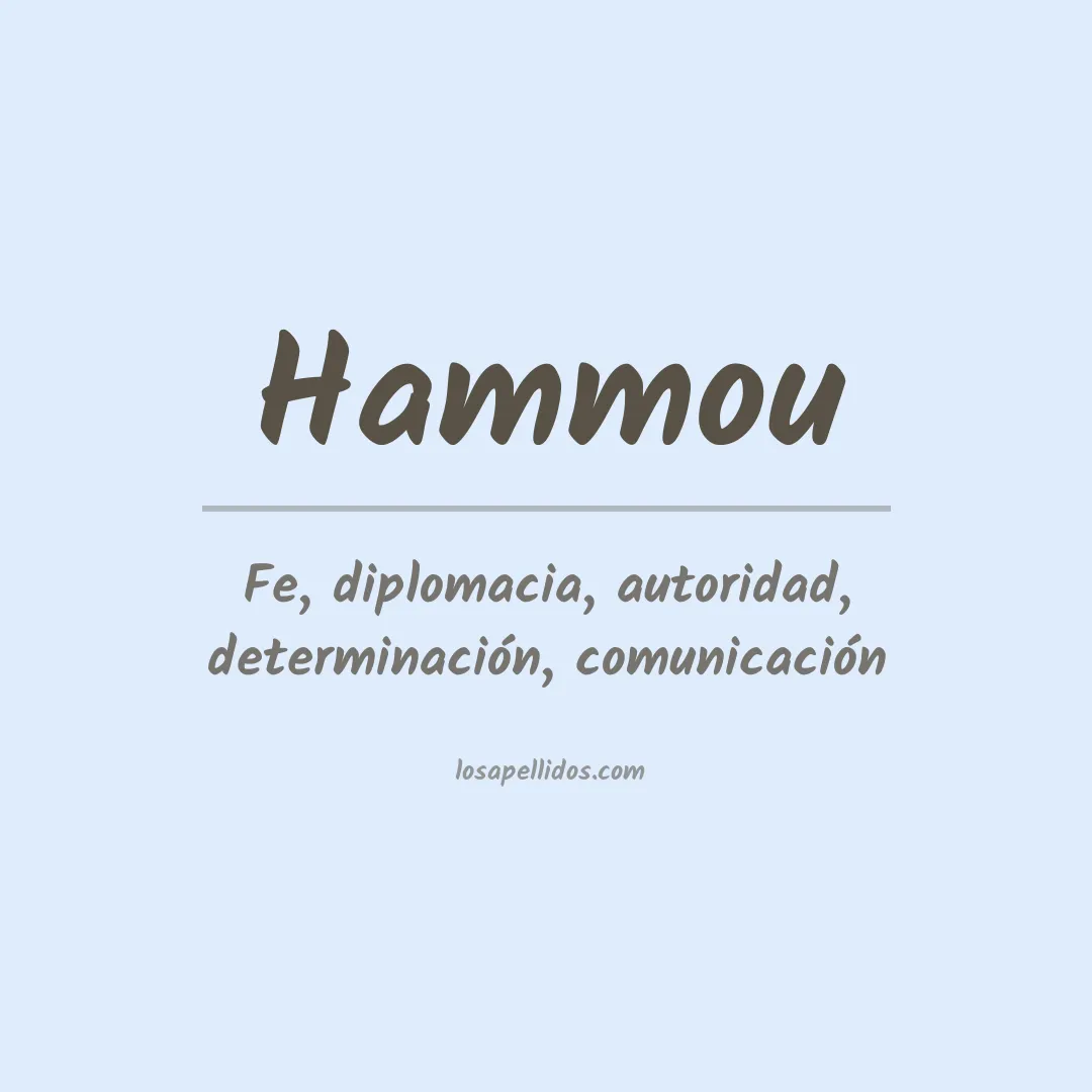 Apellido Hammou
