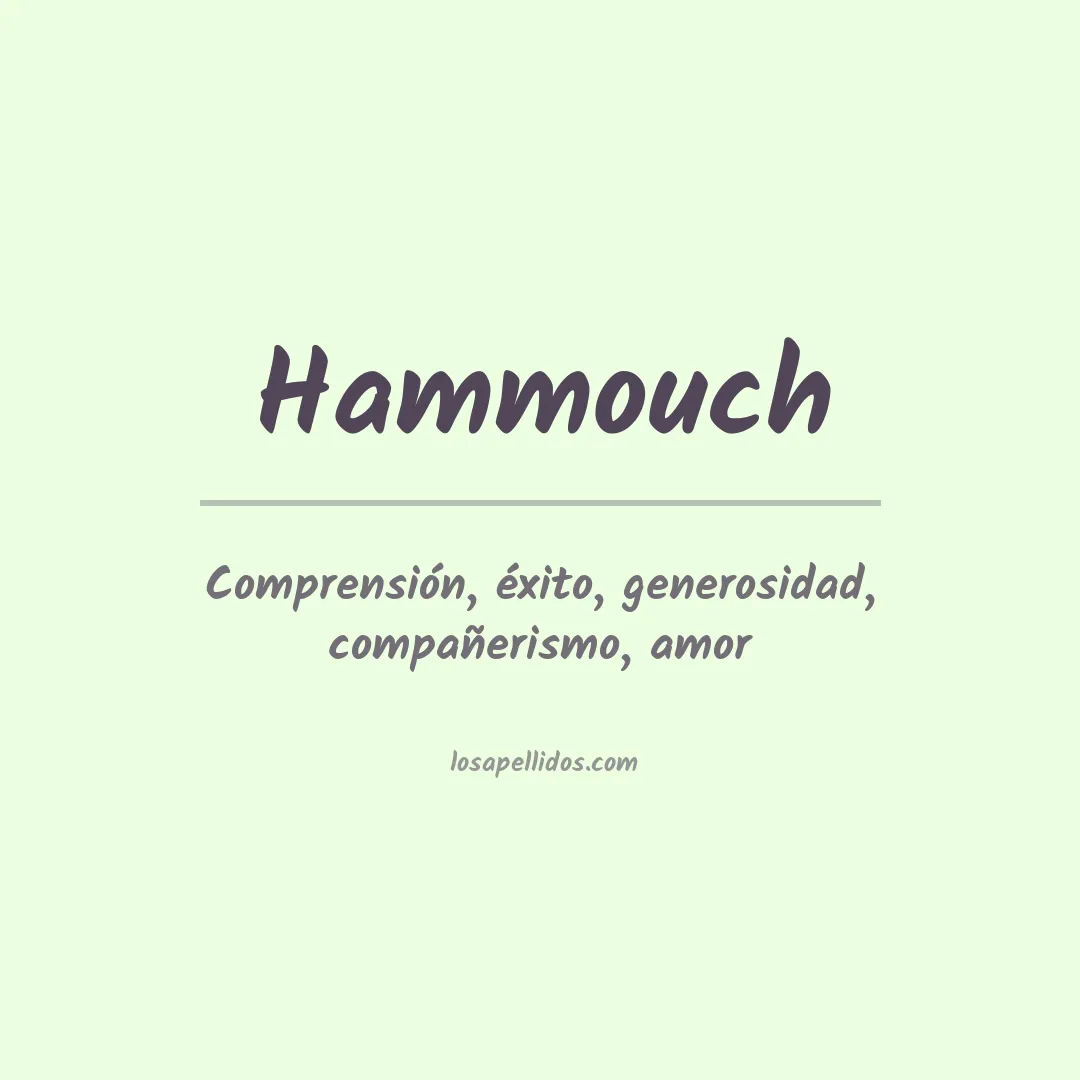 Apellido Hammouch