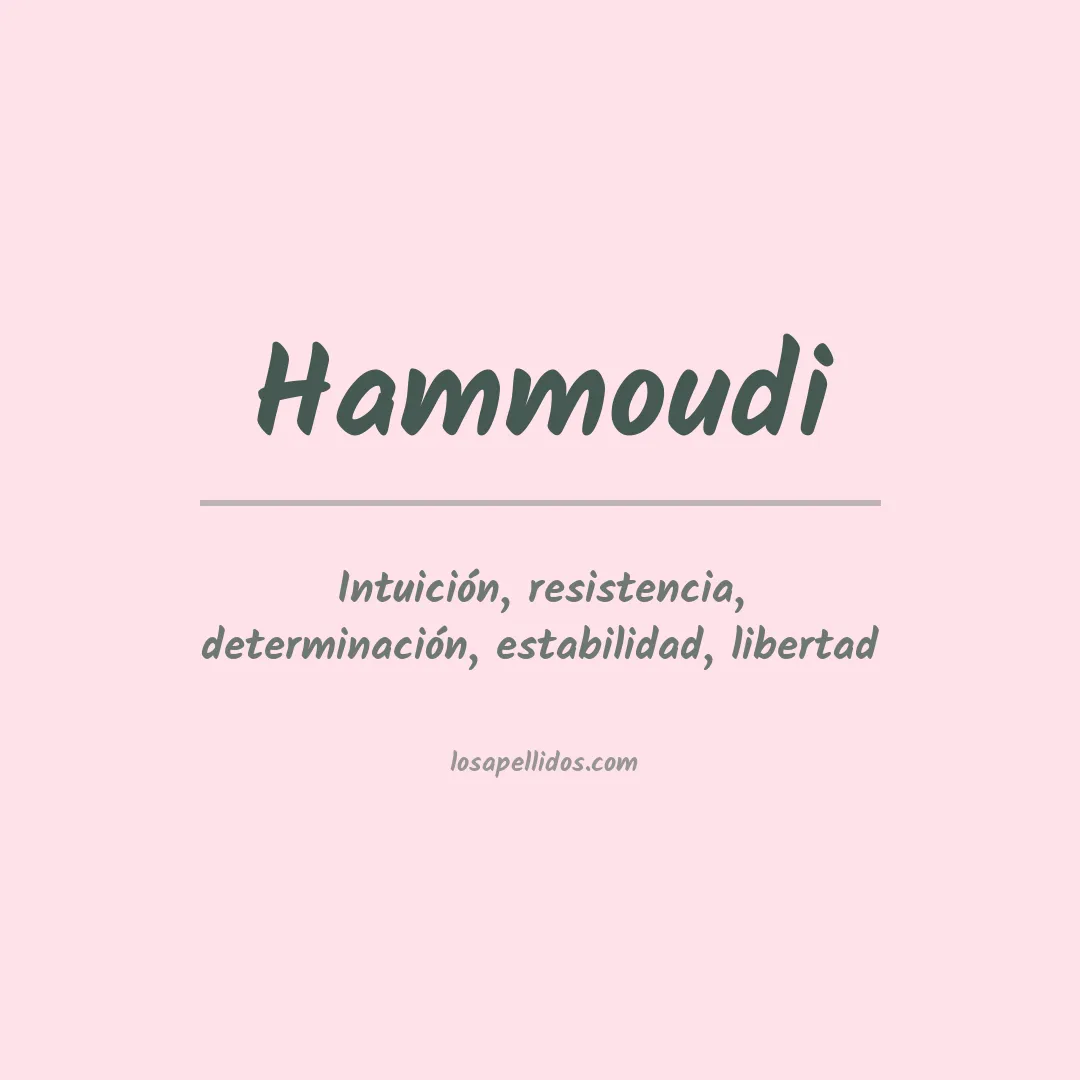 Apellido Hammoudi