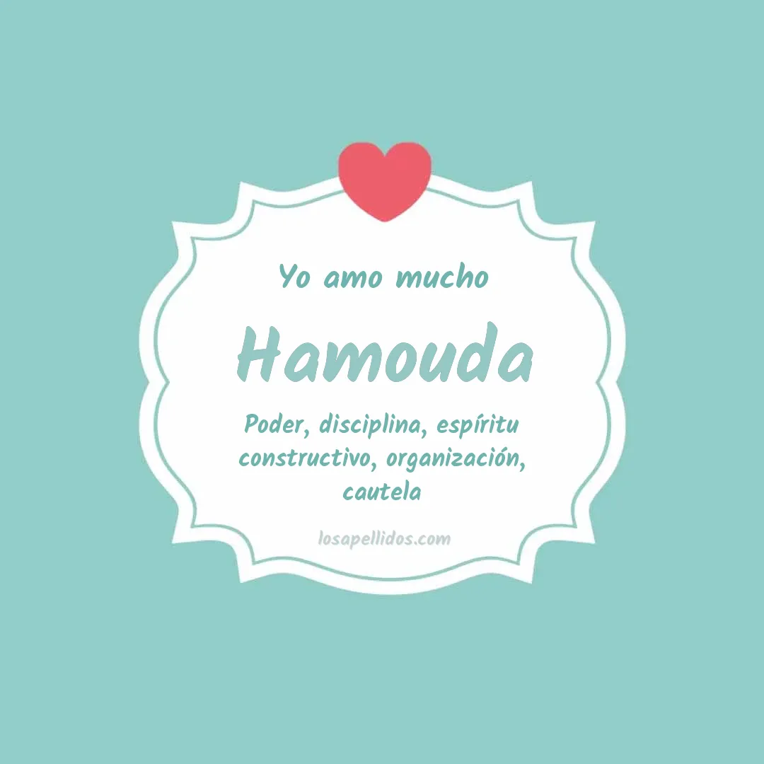 Yo amo mucho Hamouda