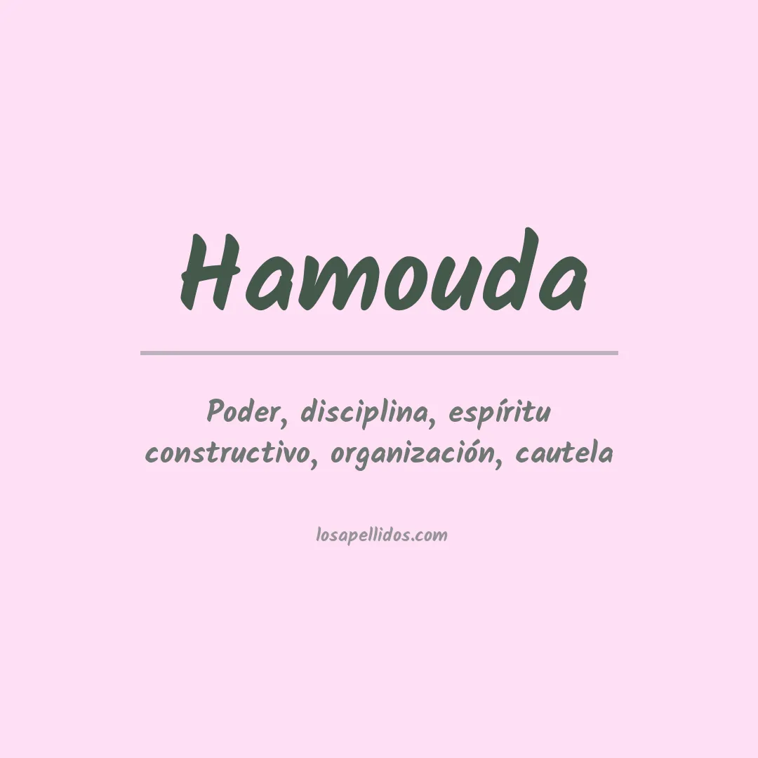 Apellido Hamouda