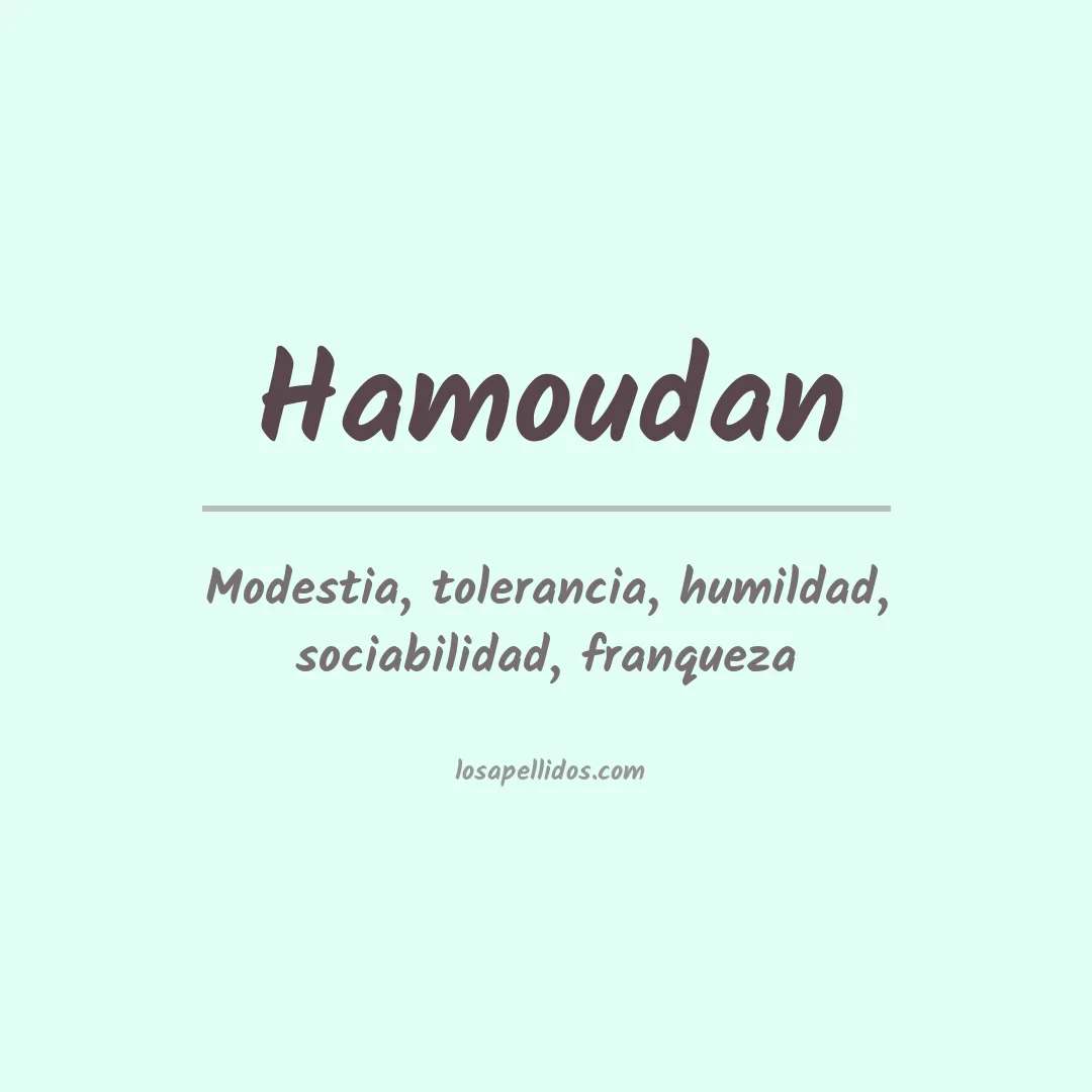 Apellido Hamoudan
