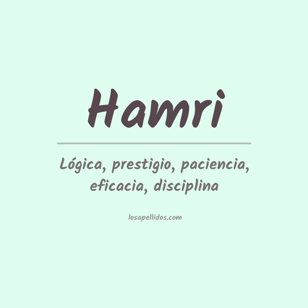 Apellido Hamri