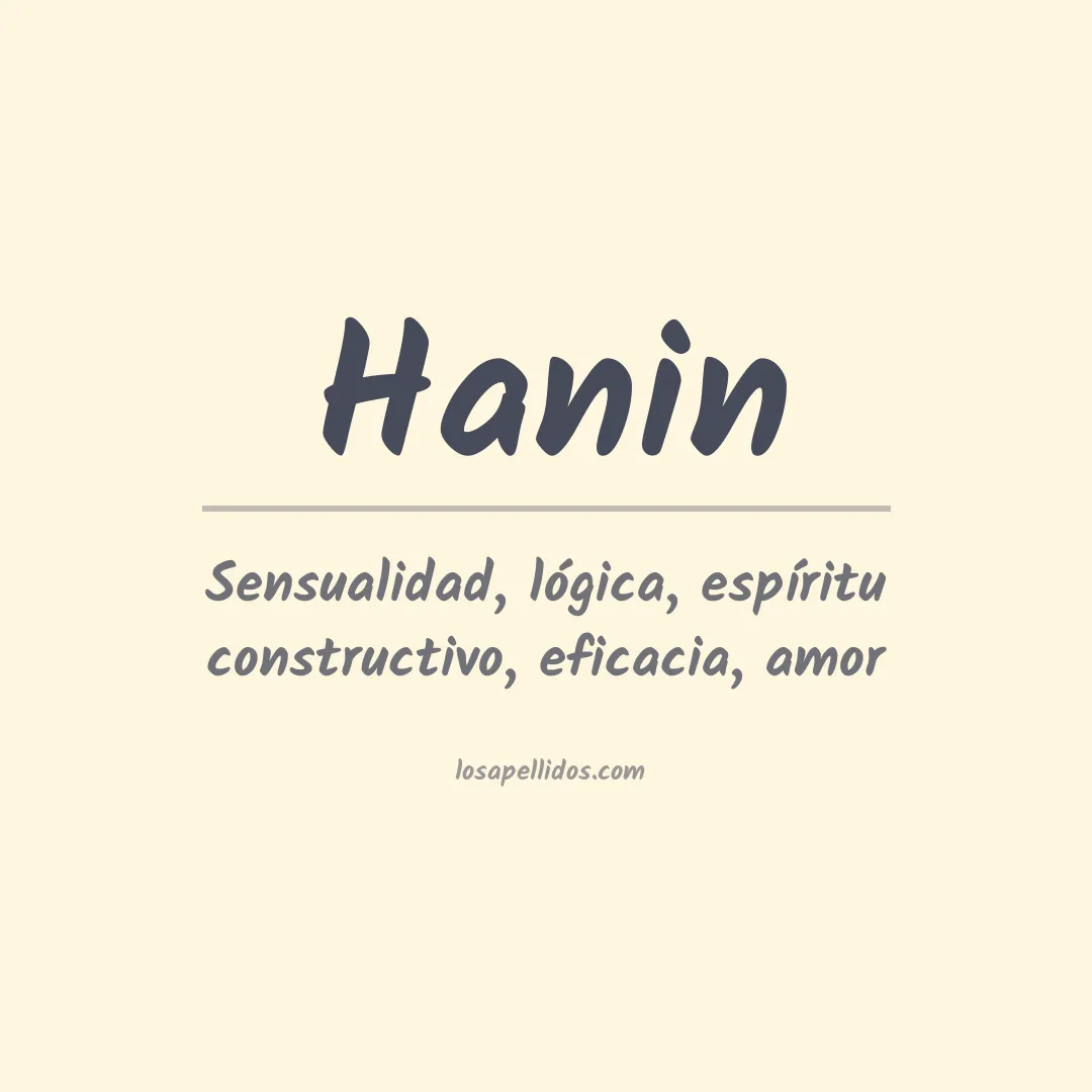 Apellido Hanin
