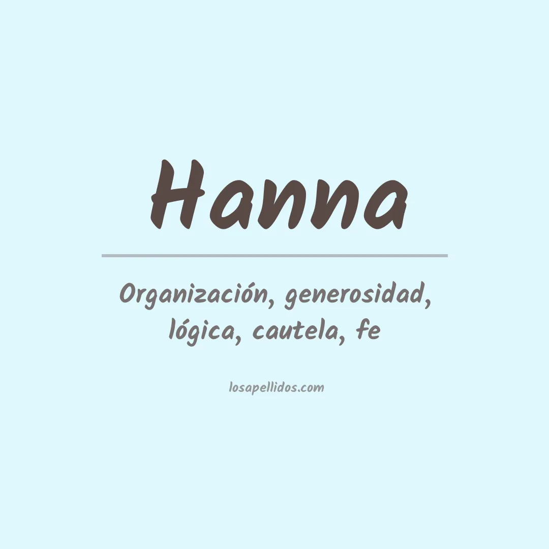 Apellido Hanna
