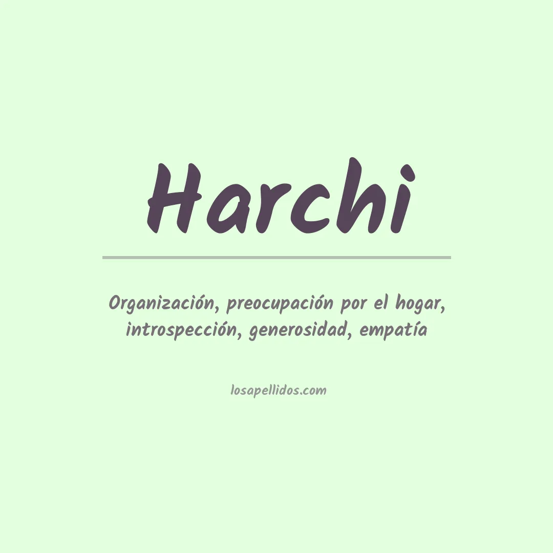 Apellido Harchi