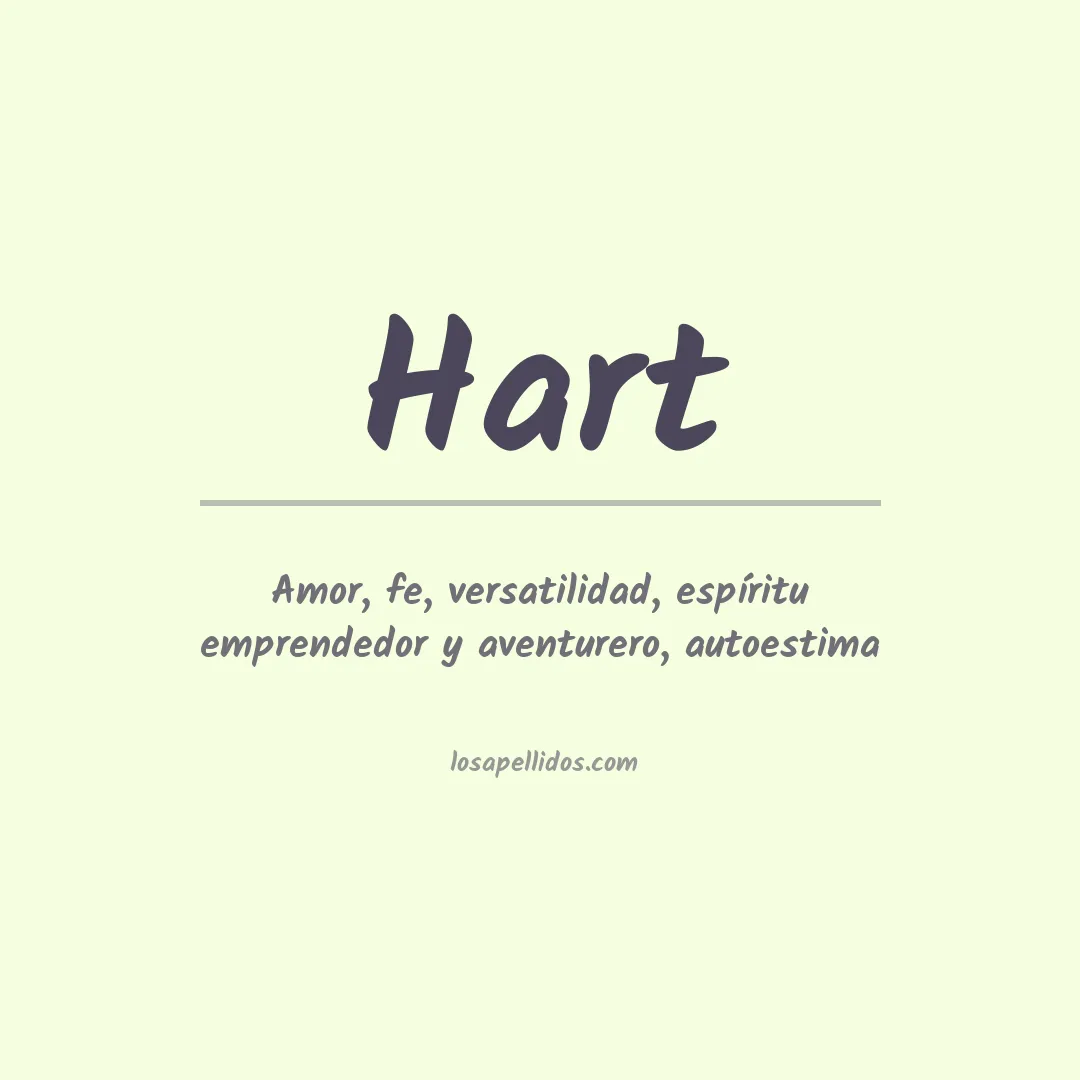 Apellido Hart