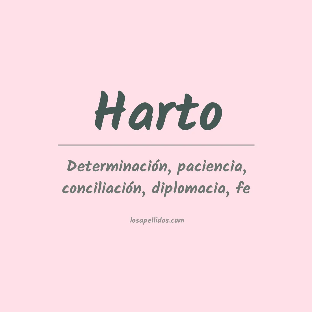Apellido Harto