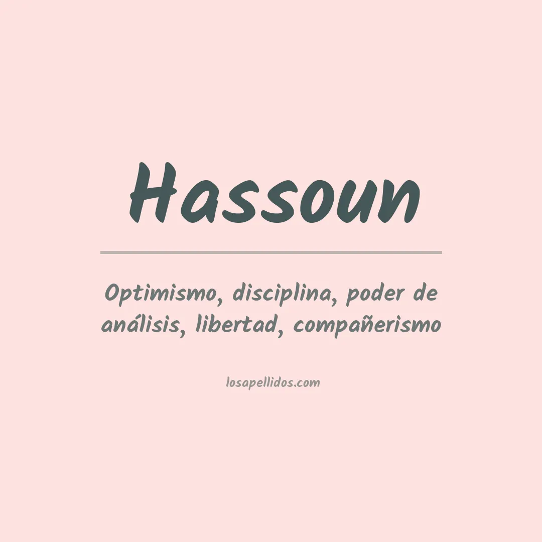 Apellido Hassoun