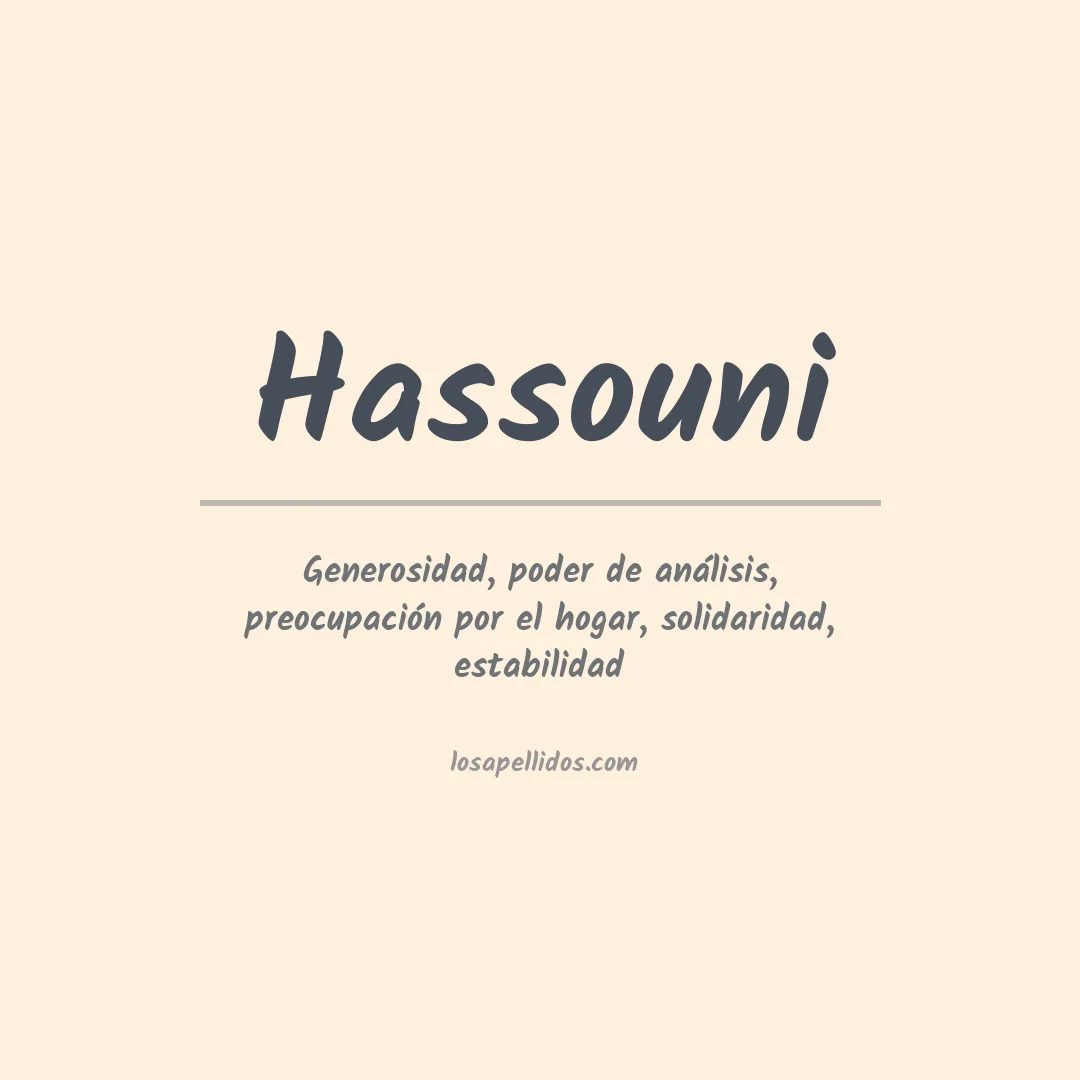 Apellido Hassouni