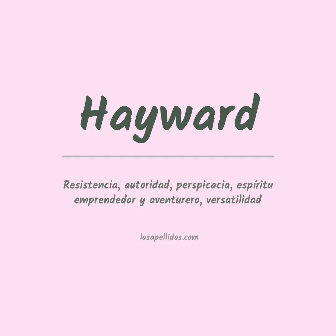 Apellido Hayward