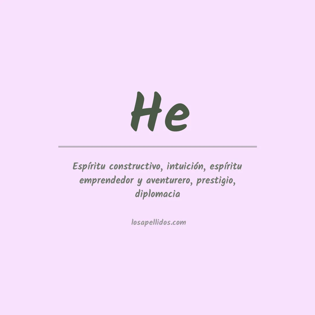 Apellido He