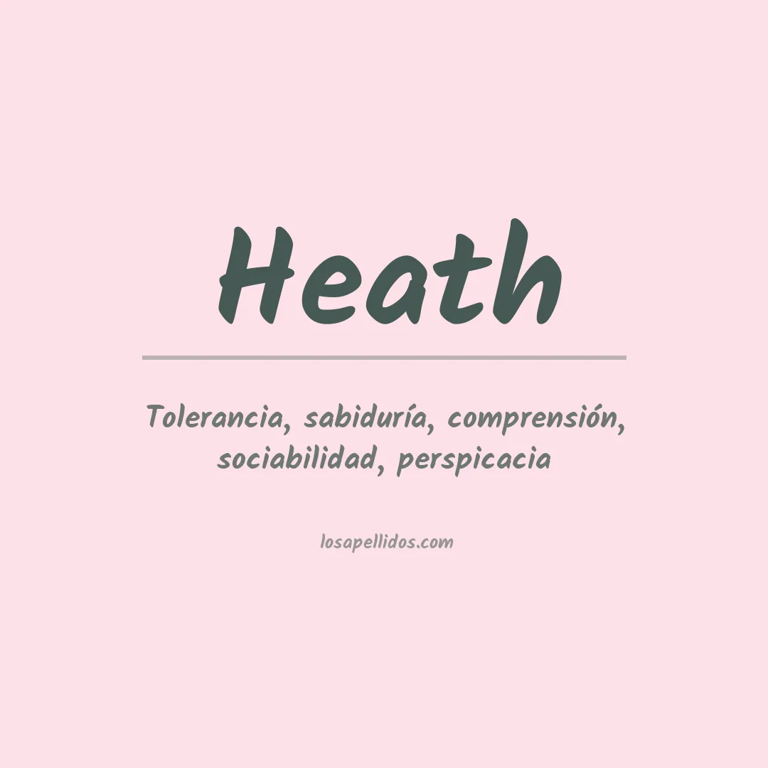 Apellido Heath