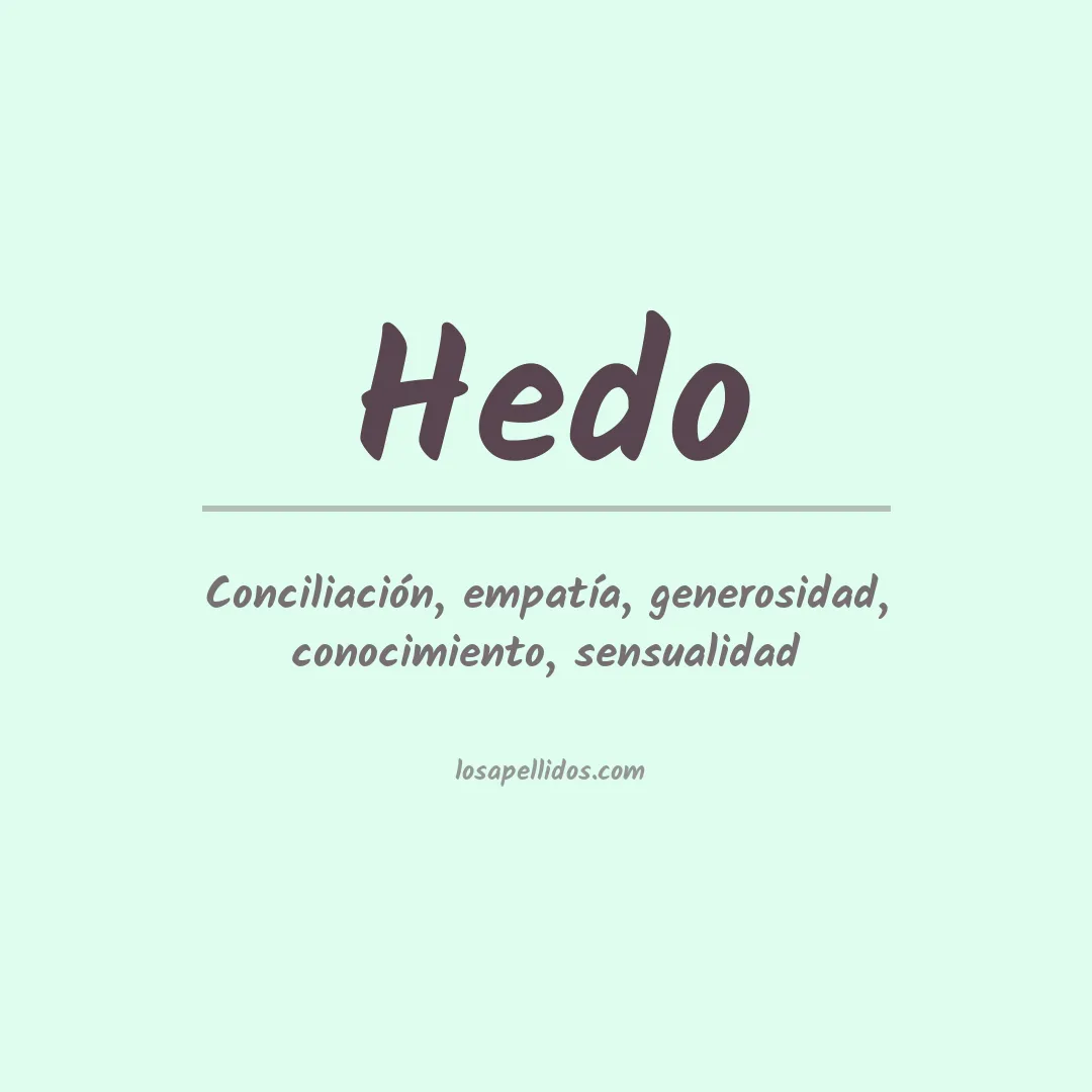 Apellido Hedo